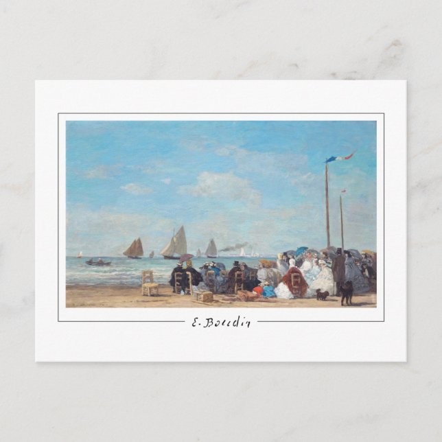 Postal Eugène Boudin #199-2 - Postcard Bella Artes (Anverso)