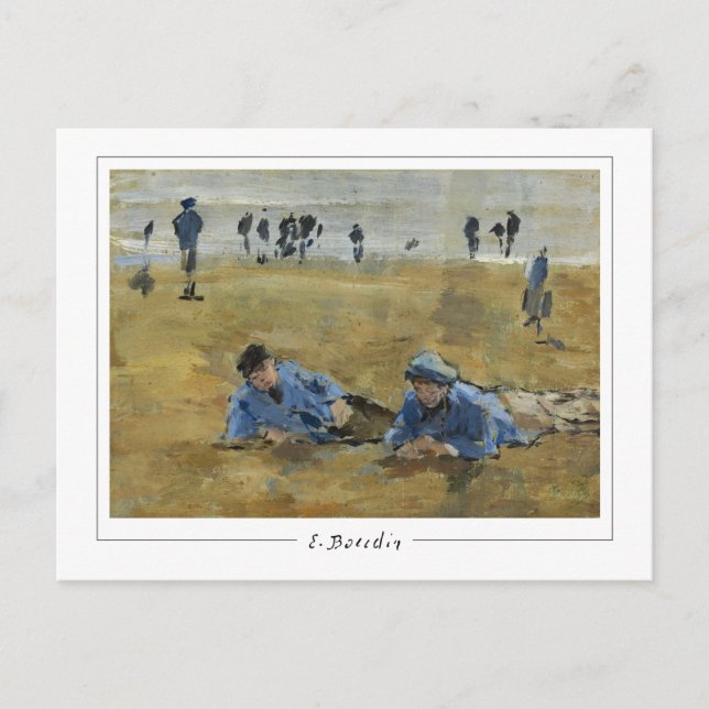 Postal Eugène Boudin #295-2 - Postcard Bella Artes (Anverso)