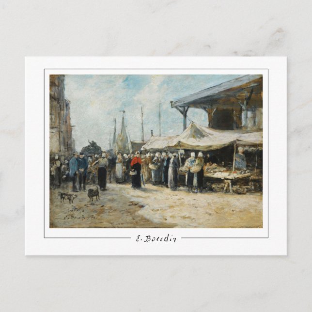Postal Eugène Boudin #31-2 - Postcard Bella Artes (Anverso)