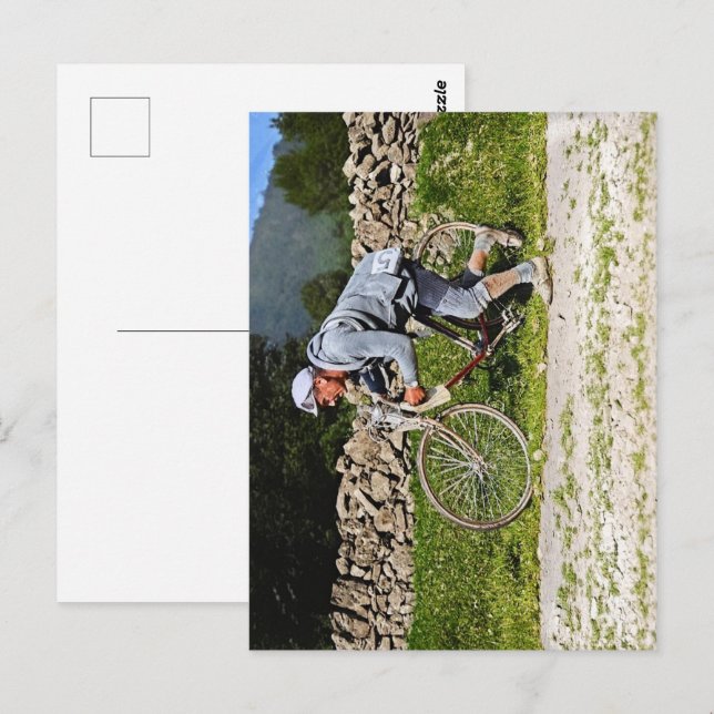 Postal Eugene Christophe Tour de France 1922 Aubisque (Anverso / Reverso)