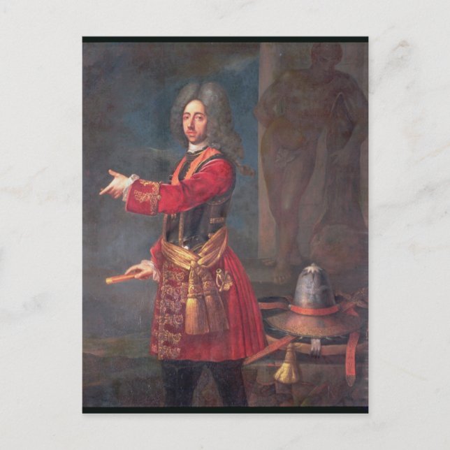 Postal Eugene de Saboya (Anverso)