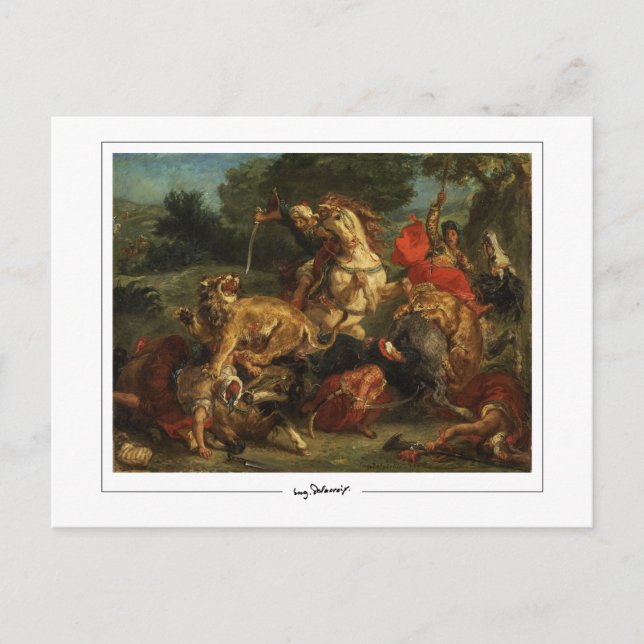 Postal Eugène Delacroix #28 - Postcard Bella Artes (Anverso)