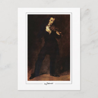 Postal Eugène Delacroix #358 - Postcard Bella Artes