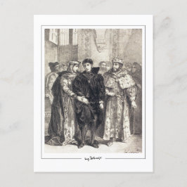 Postal Eugène Delacroix #654 - Postcard Bella Artes