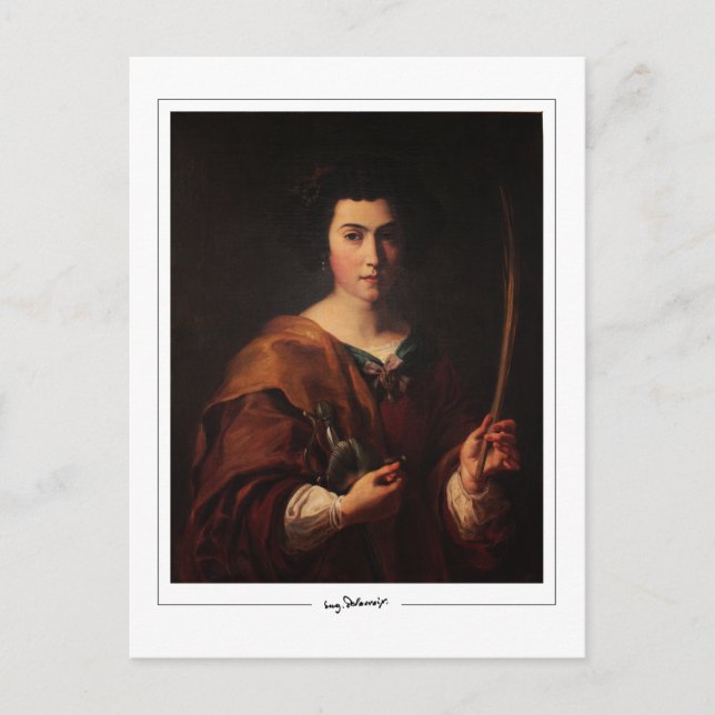 Postal Eugène Delacroix #709 - Postcard Bella Artes (Anverso)