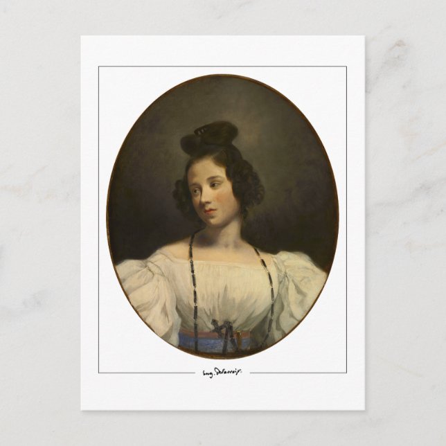 Postal Eugène Delacroix #730 - Postcard Bella Artes (Anverso)