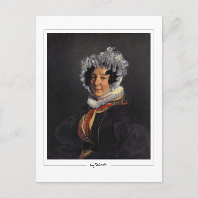 Postal Eugène Delacroix #738 - Postcard Bella Artes (Anverso)