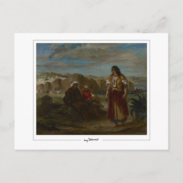 Postal Eugène Delacroix #756 - Postcard Bella Artes (Anverso)