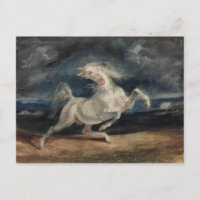 Eugene Delacroix - Caballo asustado por el relámpa