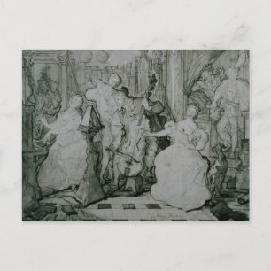 Postal Eugene Delacroix - Le Roy Rene