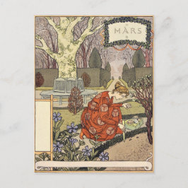 Postal Eugène Grasset mars