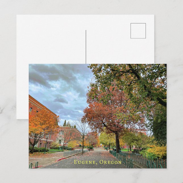 Postal Eugene, Oregon Postcard (Anverso / Reverso)