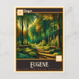 Postal Eugene, Oregón | Vintage