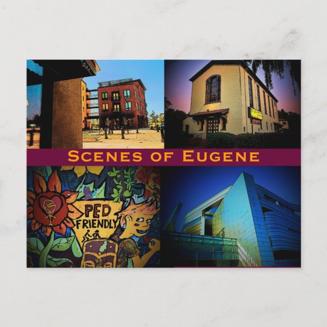 Postal Eugene Scenes (Anverso)