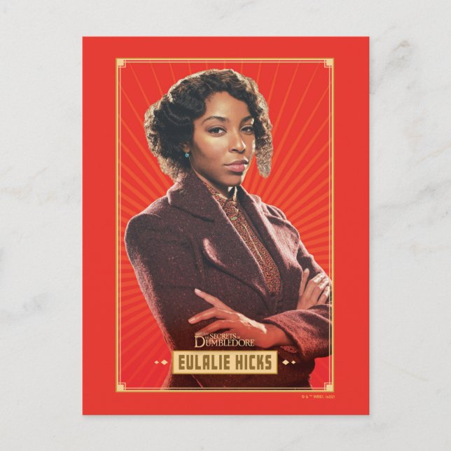 Postal Eulalie Hicks Character Graphic (Anverso)