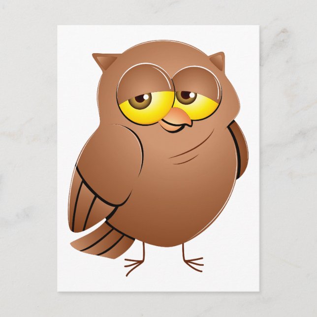 Postal Eule owl (Anverso)