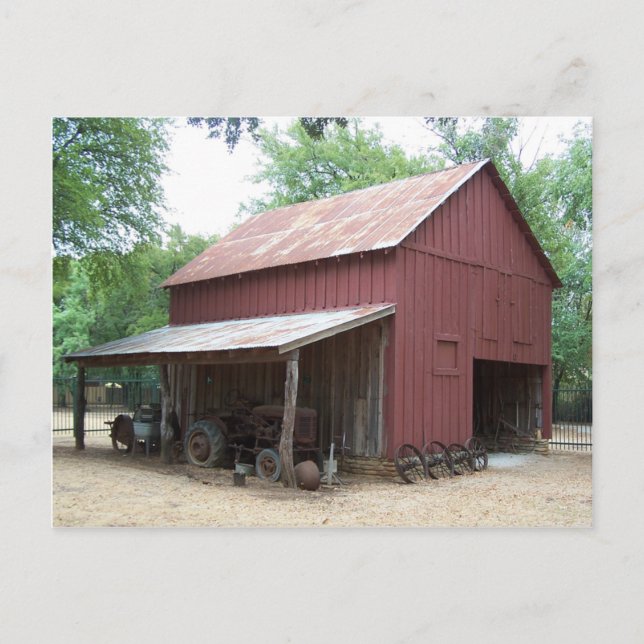 Postal Euless, Texas - McCormick Barn (Anverso)
