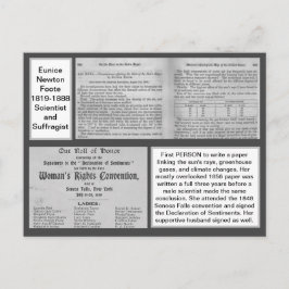 Postal Eunice Newton Foote Climate Change Scientist