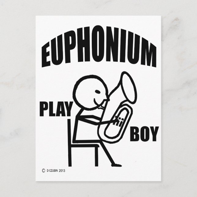 Postal Euphonium Play Boy (Anverso)