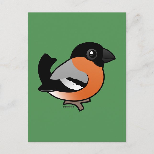 Postal Eurasian Bullfinch (Anverso)