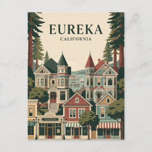 Postal Eureka California Vintage