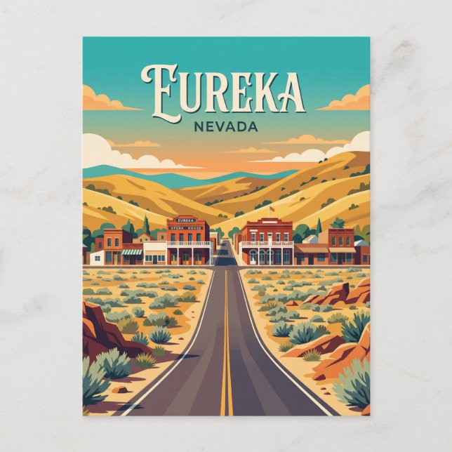 Postal Eureka EE. UU. (Anverso)