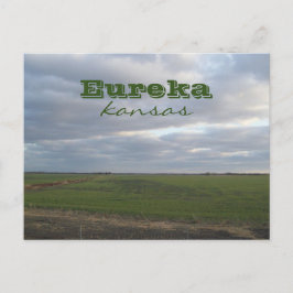 Postal Eureka, Kansas Travel Prairie Paisaje