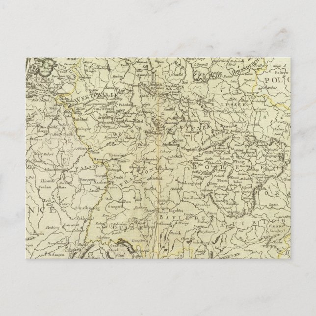 Postal Europa, Alemania, Austria (Anverso)