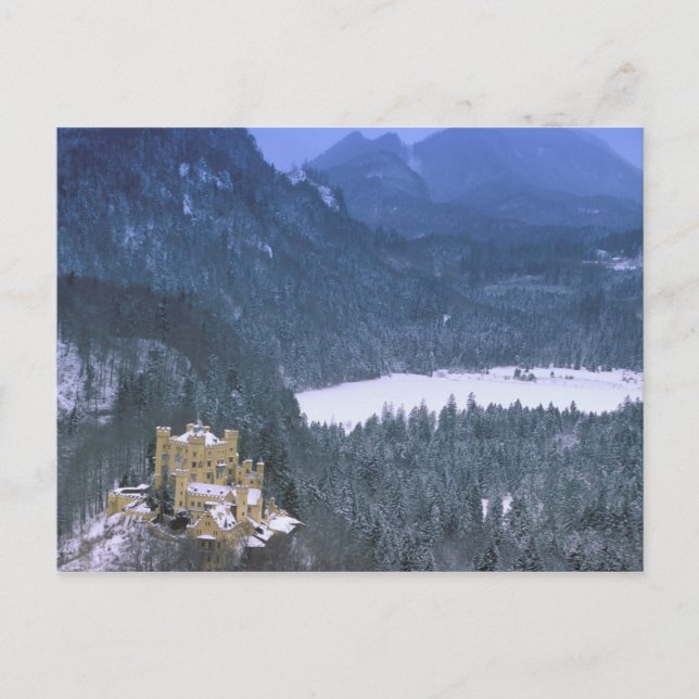 Postal Europa, Alemania, Baviera, Hohenschwangau (Anverso)