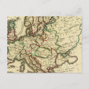 Postal Europa antigua, moderna