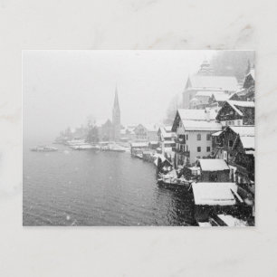 Postal Europa, Austria, Hallstat. Vista del pueblo en la