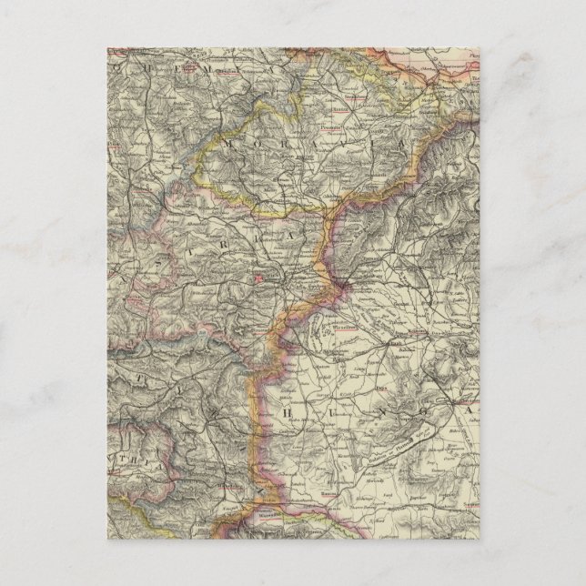 Postal Europa, Austria, República Checa (Anverso)