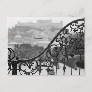 Postal Europa, Austria, Salzburg. Vista de la ciudad