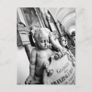 Postal Europa, Austria, Salzburgo. Cherub y monumento 3