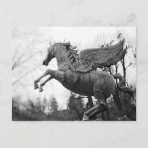 Postal Europa, Austria, Salzburgo. Estatua de caballo ala