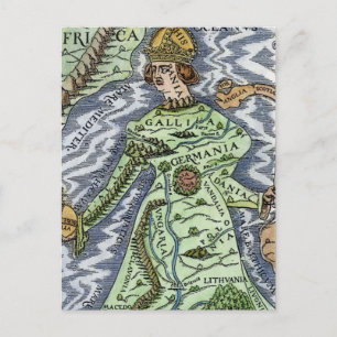 POSTAL EUROPA COMO REINA, 1588