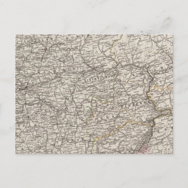 Postal Europa del Este, Rusia Central (Anverso)