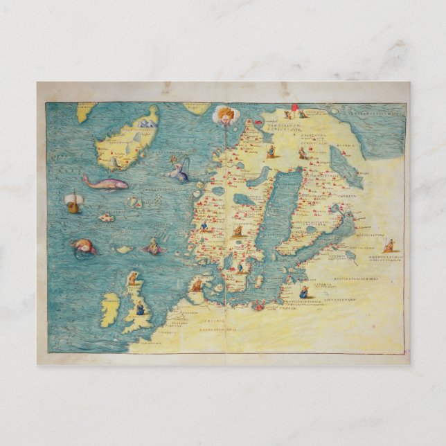 Postal Europa del Norte (Anverso)