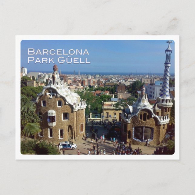 Postal Europa - España - Barcelona - Park Güell - (Anverso)