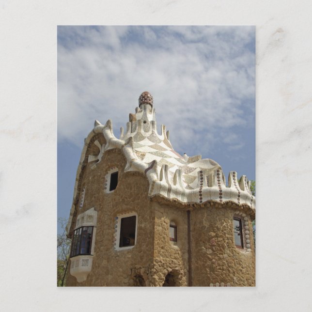 Postal Europa, España, Catalunya, Barcelona. Parque Güell (Anverso)