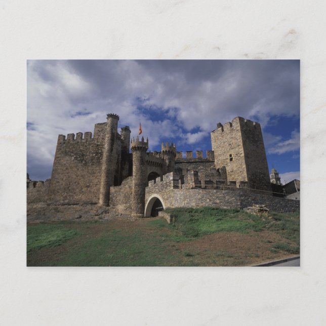 Postal Europa, España, Ponferrada, León. Templario (Anverso)
