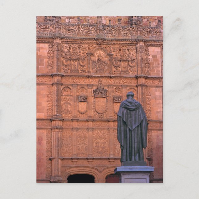 Postal Europa, España, Salamanca. Escudos de armas y (Anverso)
