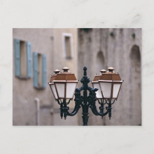 Postal Europa, Francia, Forcalquier. Antiguo desgastado