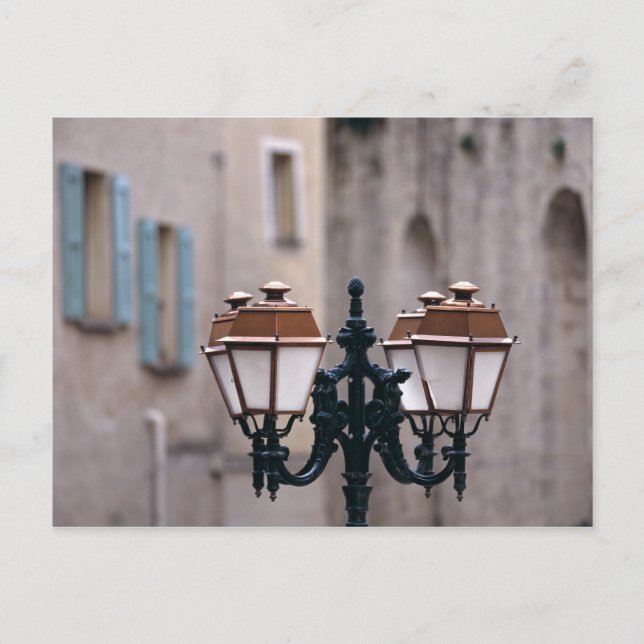 Postal Europa, Francia, Forcalquier. Viejo tiempo (Anverso)