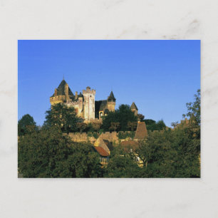 Postal Europa, Francia, Montforte. El castillo medieval