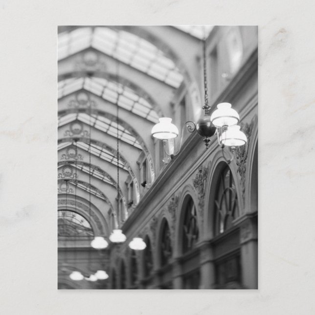 Postal Europa, Francia, París. Interior, Galería (Anverso)