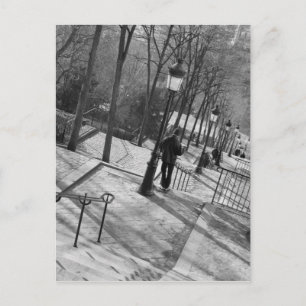 Postal Europa, Francia, París, Montmartre: Mañana