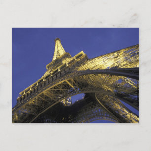 Postal Europa, Francia, París, Torre Eiffel, tarde 2