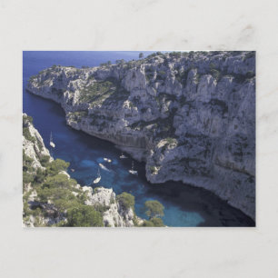 Postal Europa, Francia, Provenza, Calanques. Piedra caliz