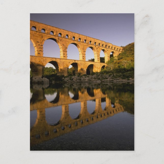 Postal Europa, Francia, Provenza, Gard. Pont du Gard, (Anverso)